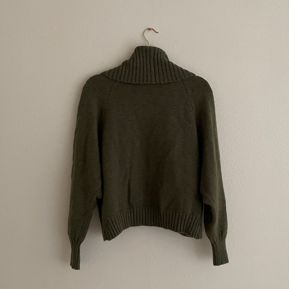 Elan Crop Sweater Open Front Cardigan - Picture 2 of 15